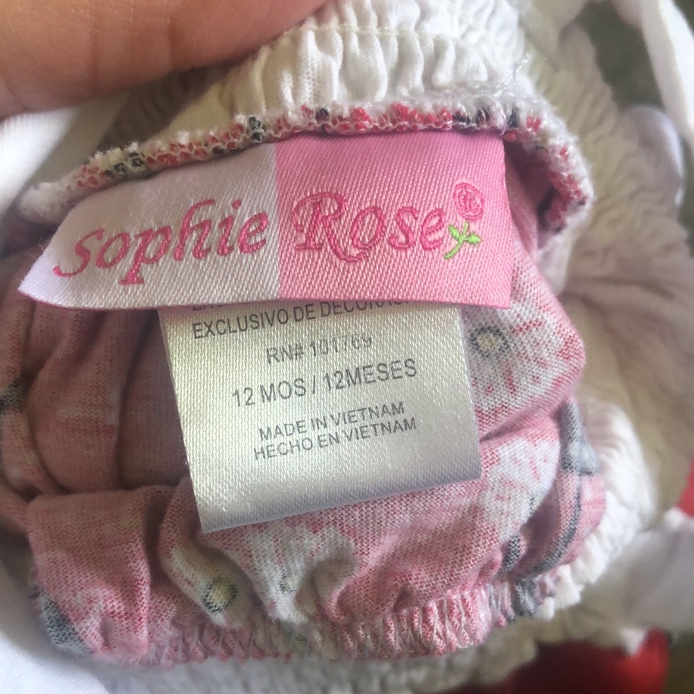 🌖 Sophie Rose 12 months lady bug tank dress - Picture 4 of 6